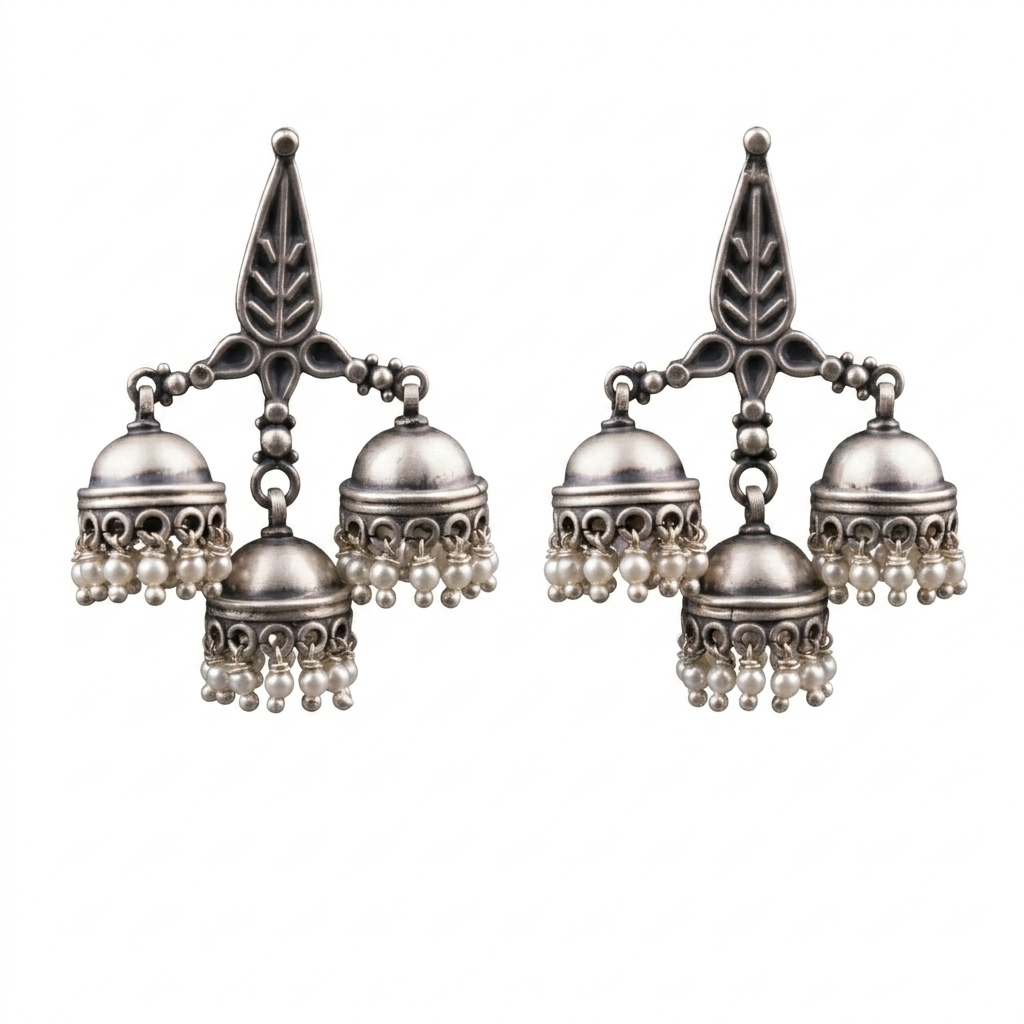 Mini Leaf Jhumki