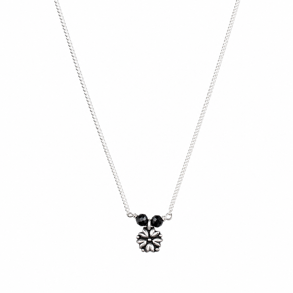 Mogra Motif Chain Mangalsutra | 92.5 Sterling Silver