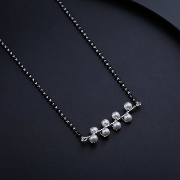 Silver Pearl Necklace