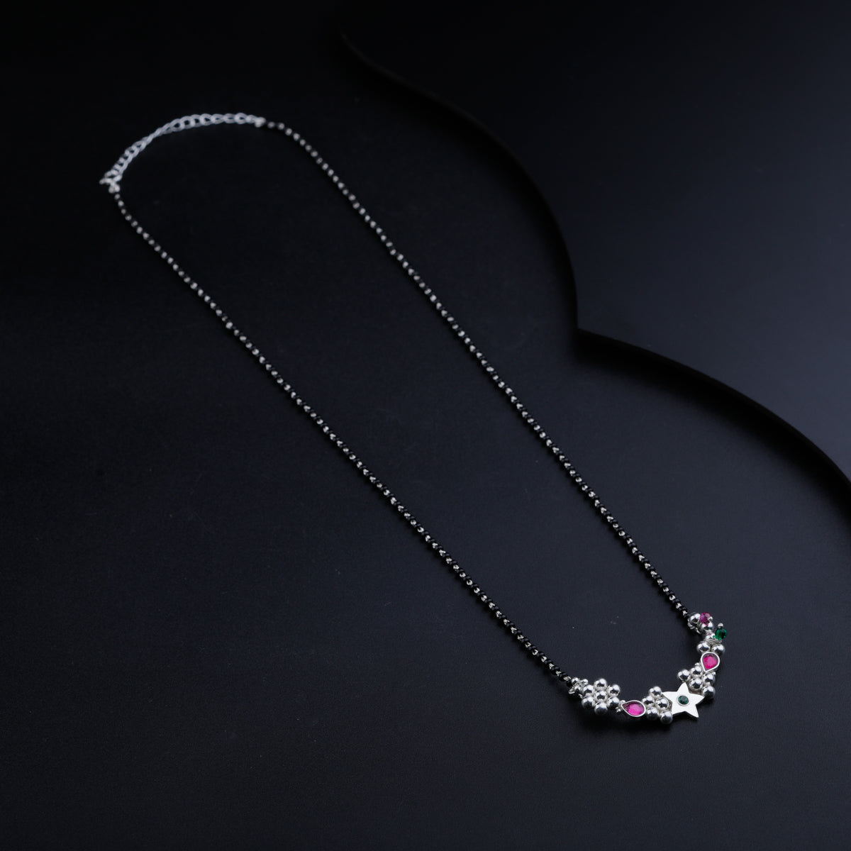 Silver Indrayani Nath Mangalsutra