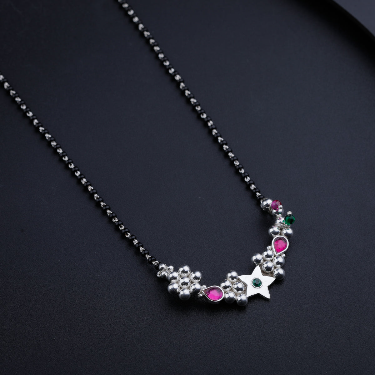 Silver Indrayani Nath Mangalsutra