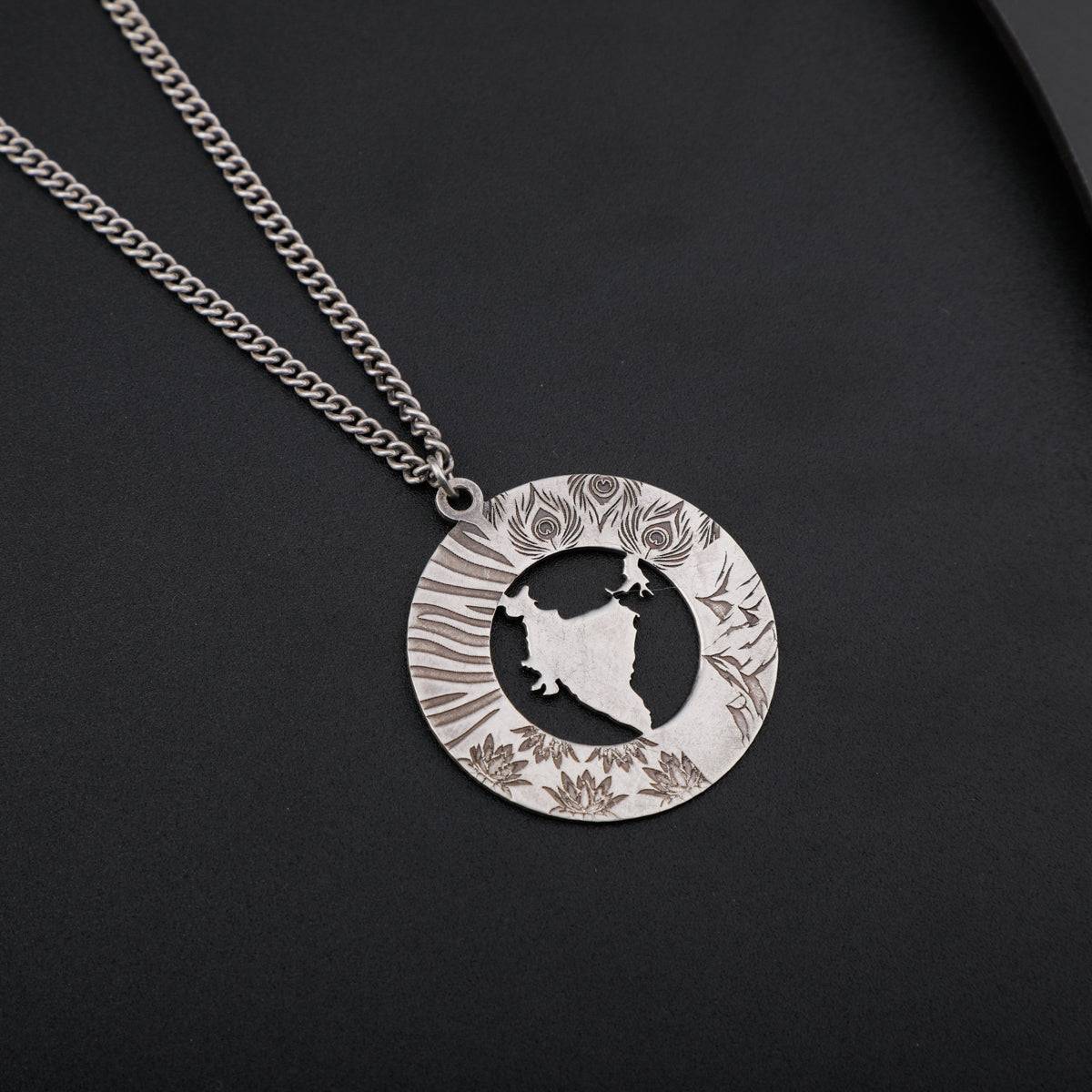 Unisex Bharat Silver Necklace