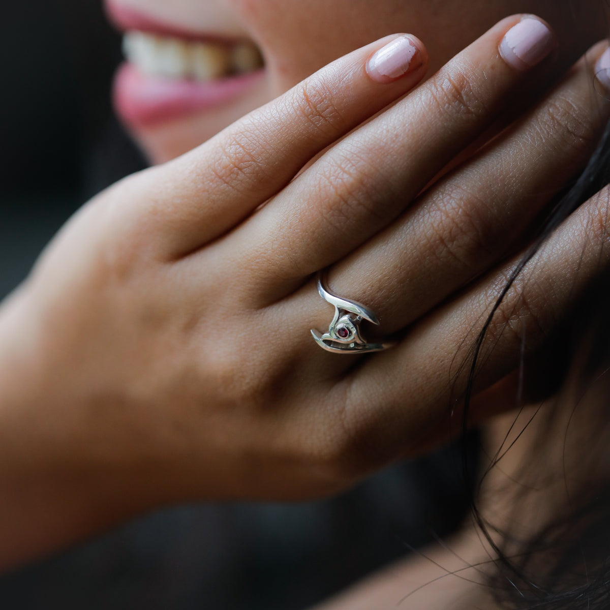 Silver Nakshatra Ring