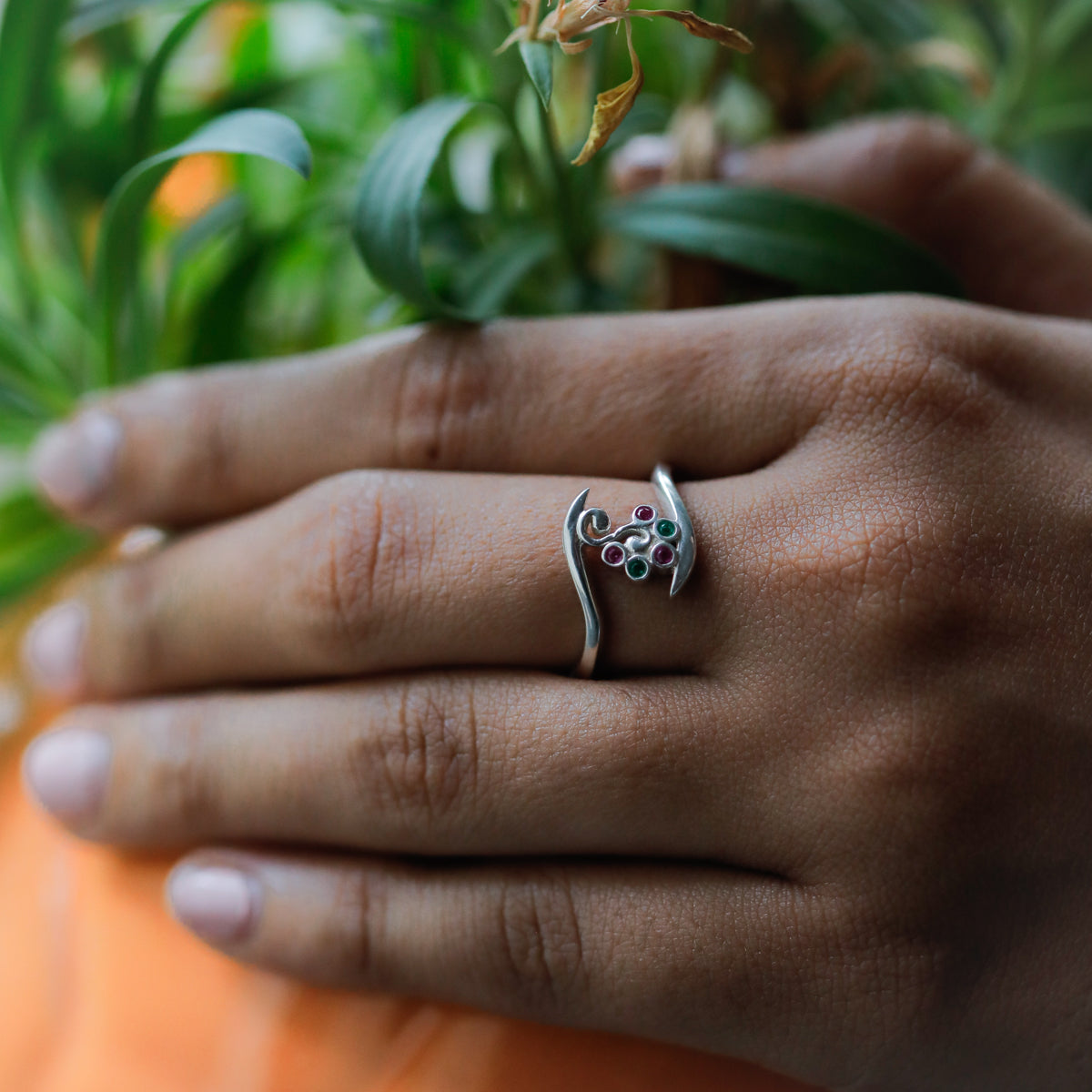 Silver Nakshatra Ring