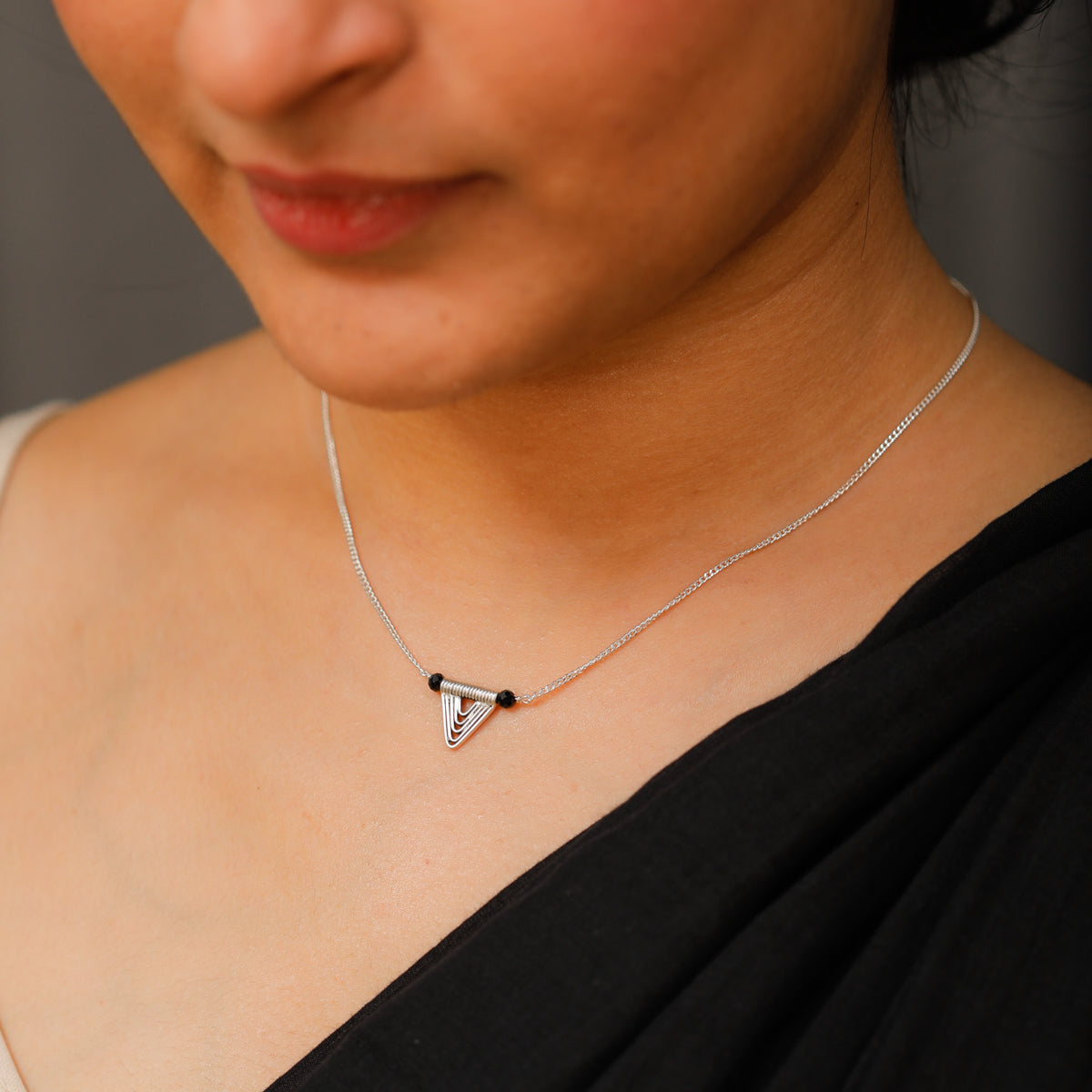 Handmade Silver mangalsutra