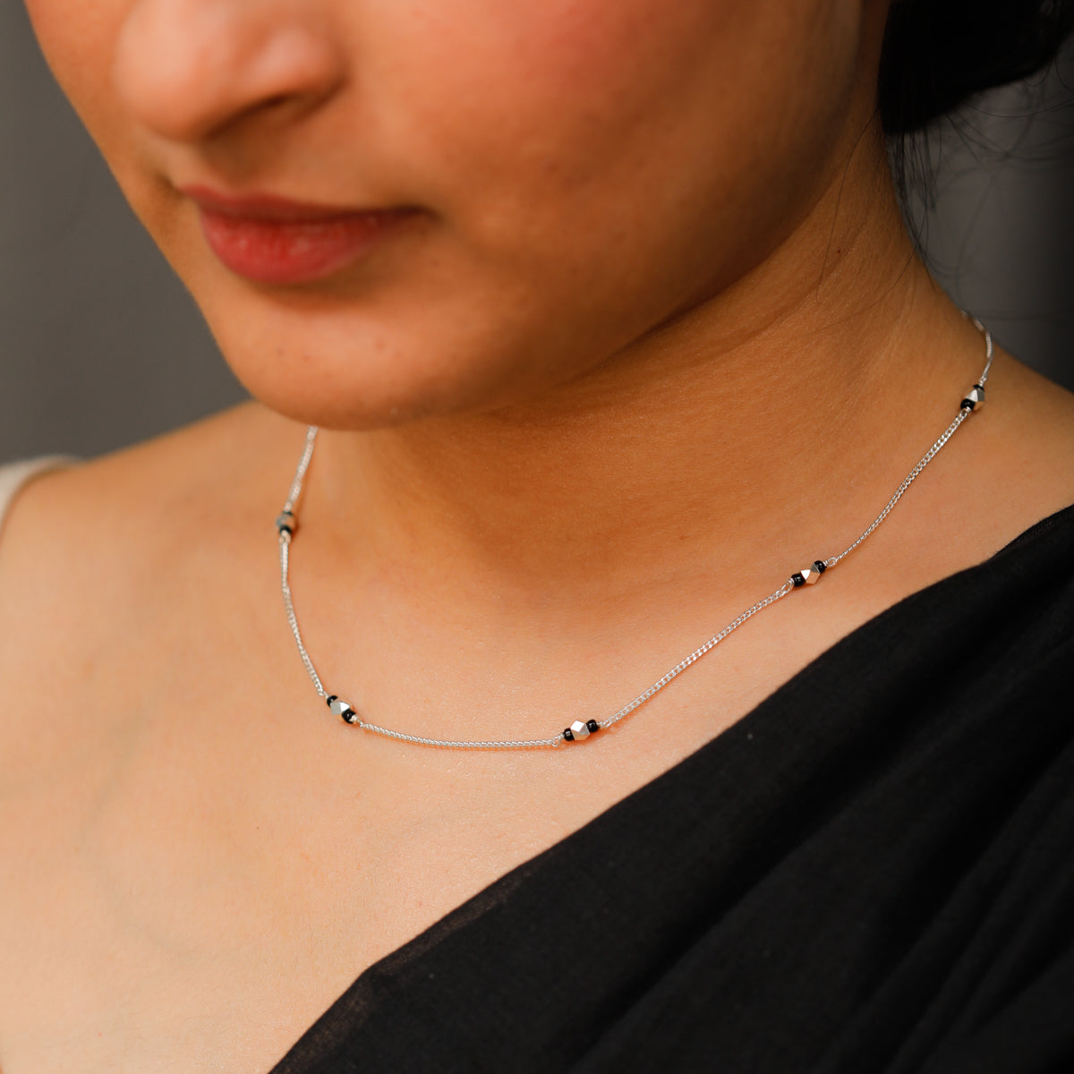 Silver Chain Mangalsutra