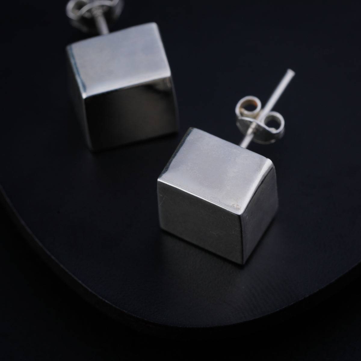 3D Square Earring