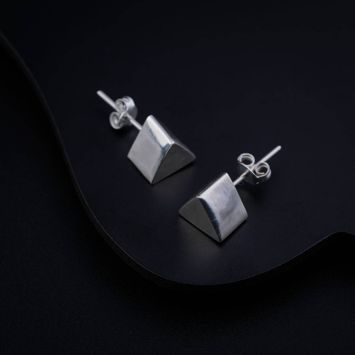 3D Square Earring