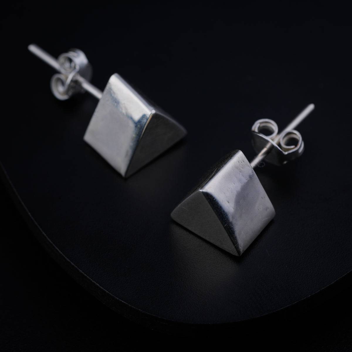 3D Square Earring