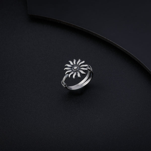 Silver Sun ring
