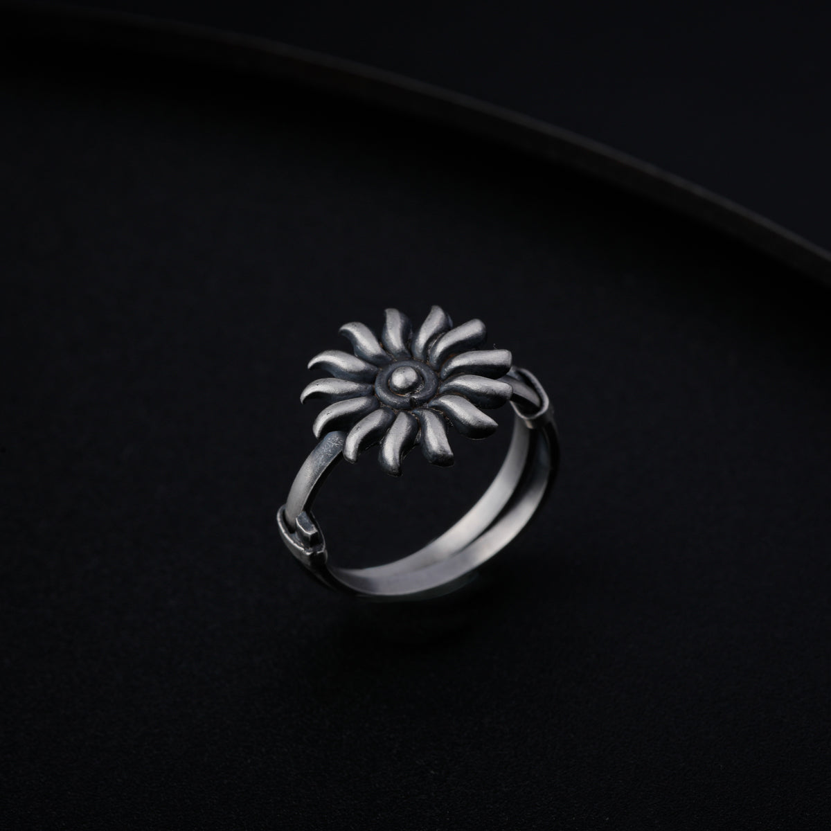 Silver Sun Ring