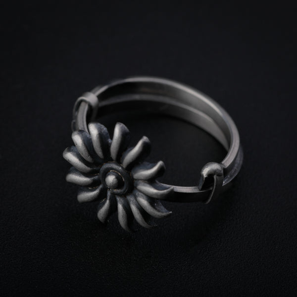 Silver Sun ring