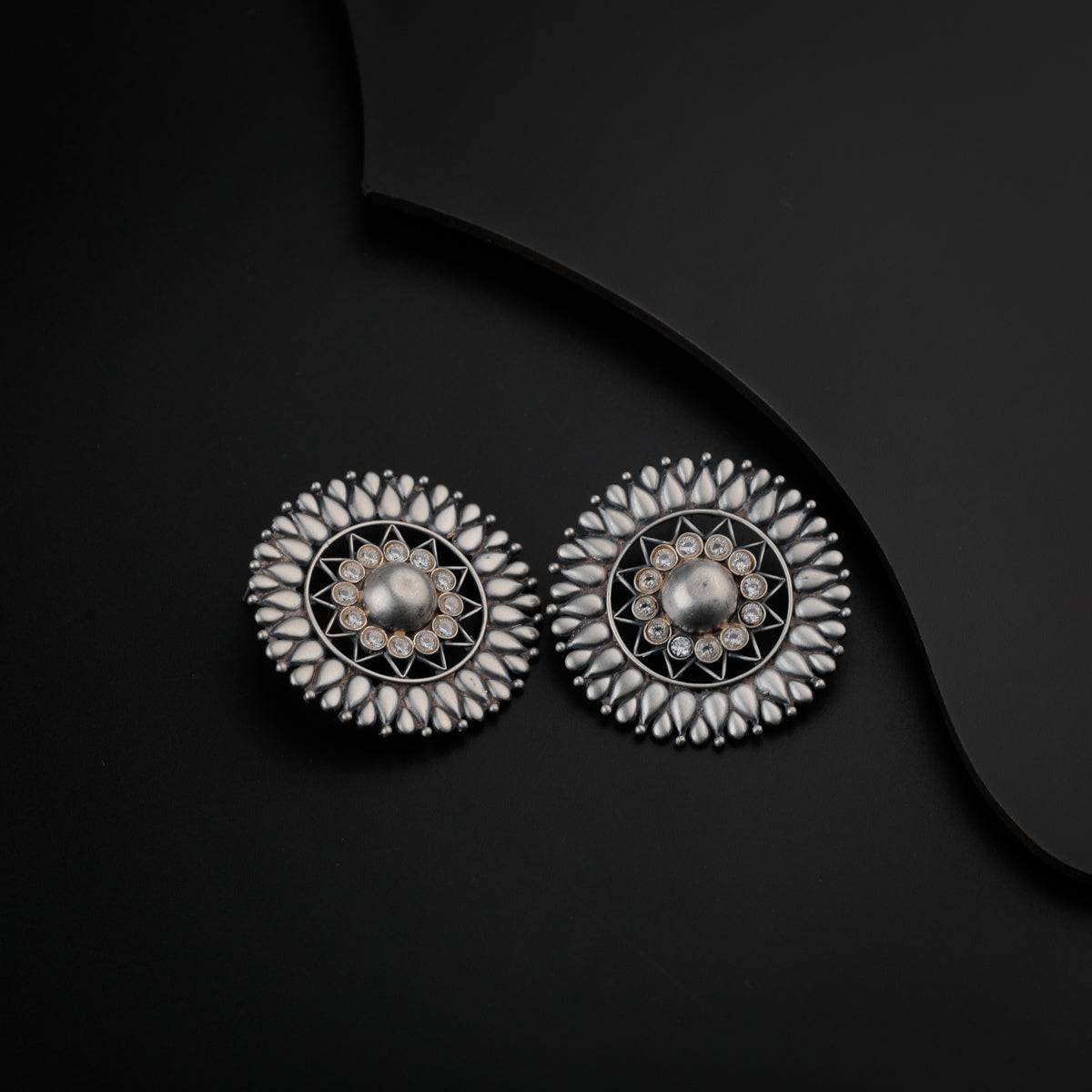 Silver Statement Earrings