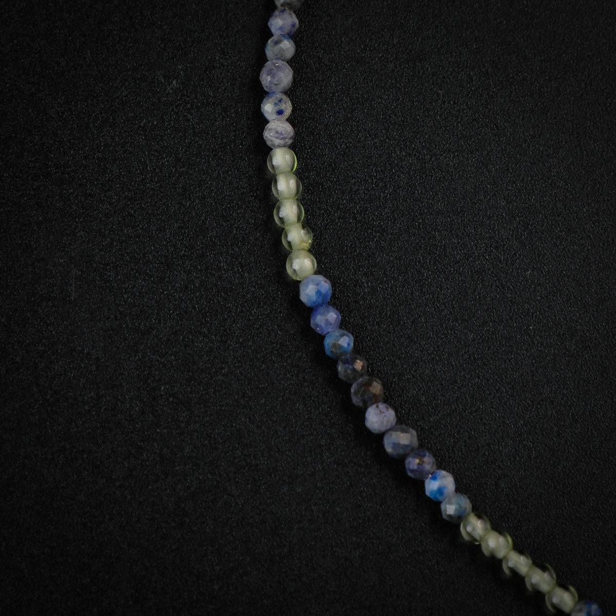 Multicolor Semi Precious Stones Anklet