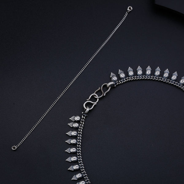 Delicate Silver Set Convertible Necklace and Anklet