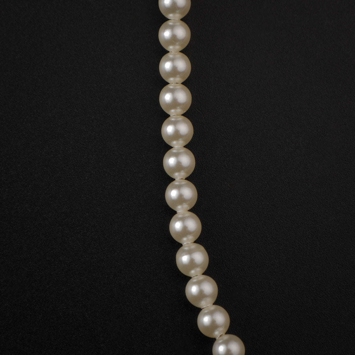 Silver Black Spinel and Pearl Bracelet