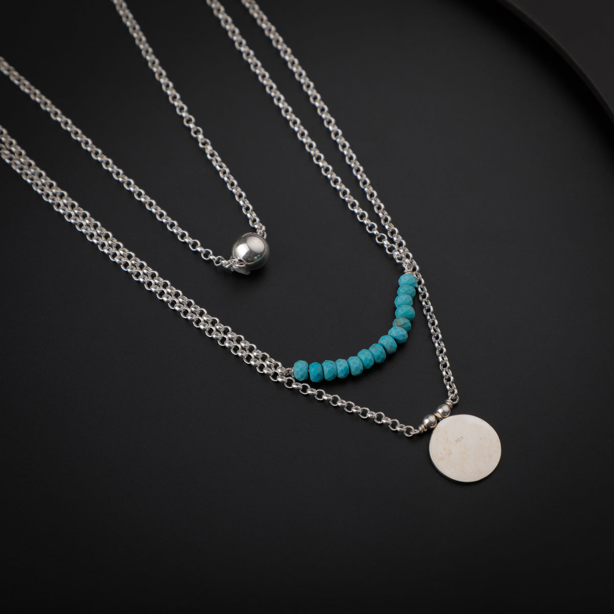 3 in 1 Silver Necklace