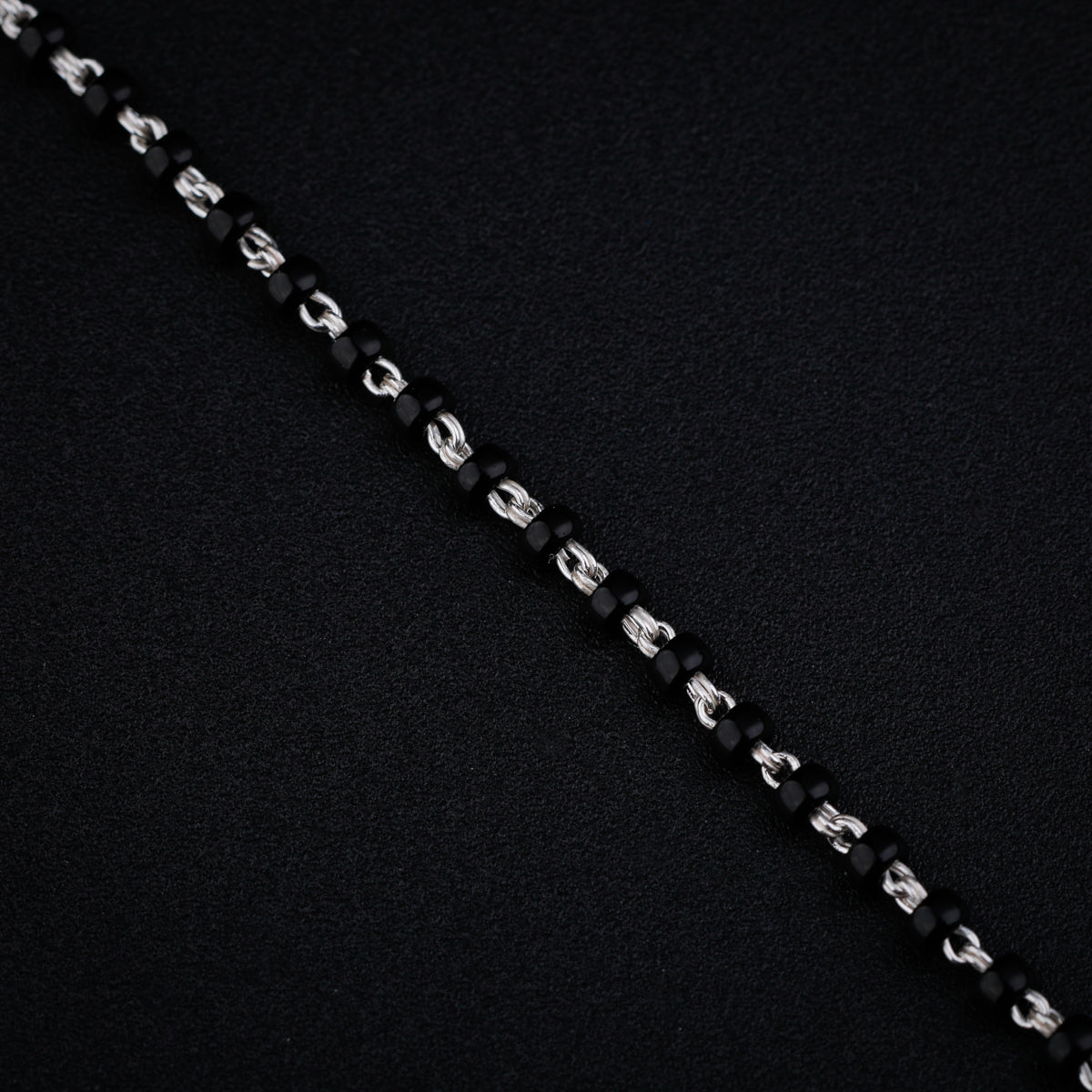 Silver Mangalsutra with Pearls