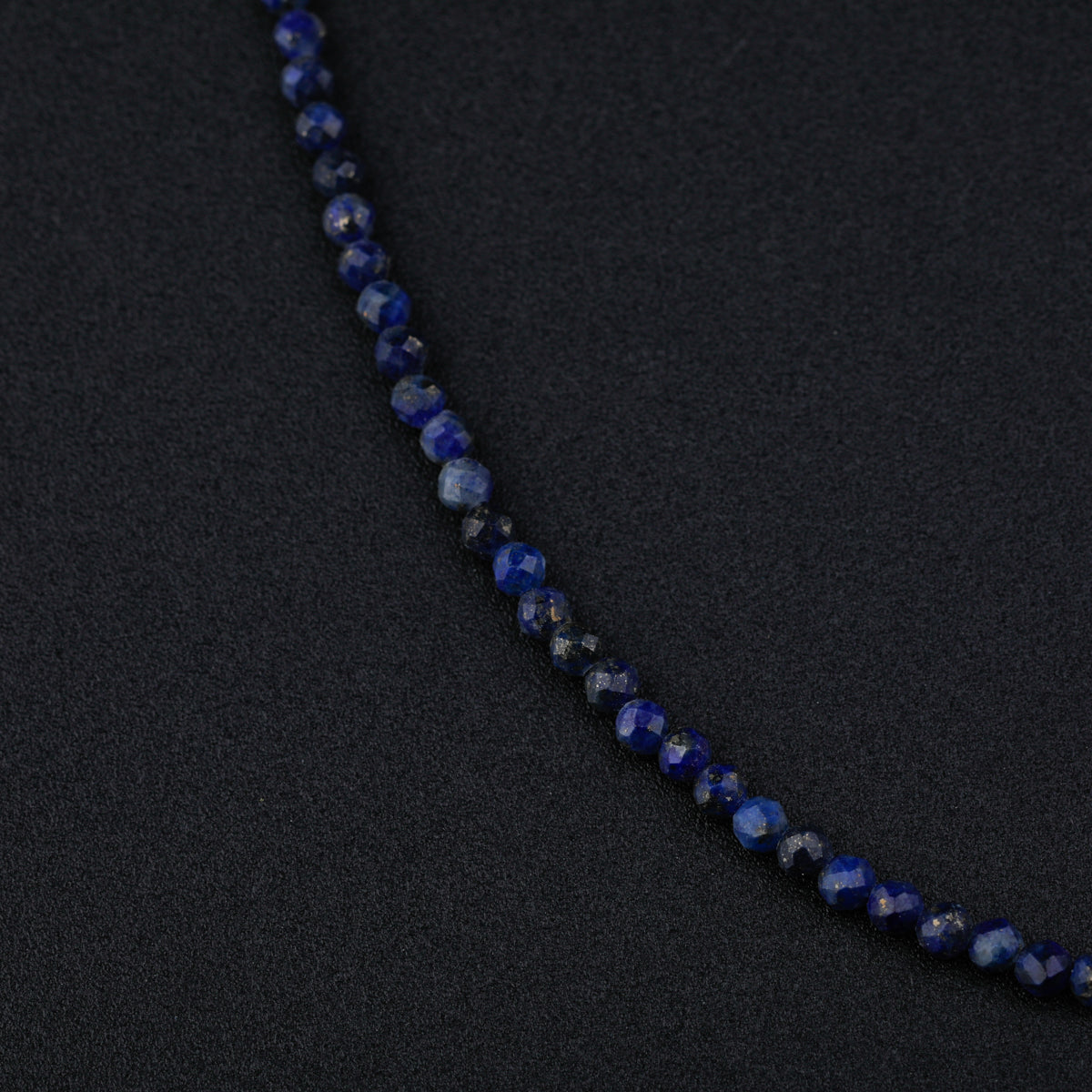 Silver Lapis Lazuli and Moonstone Anklet