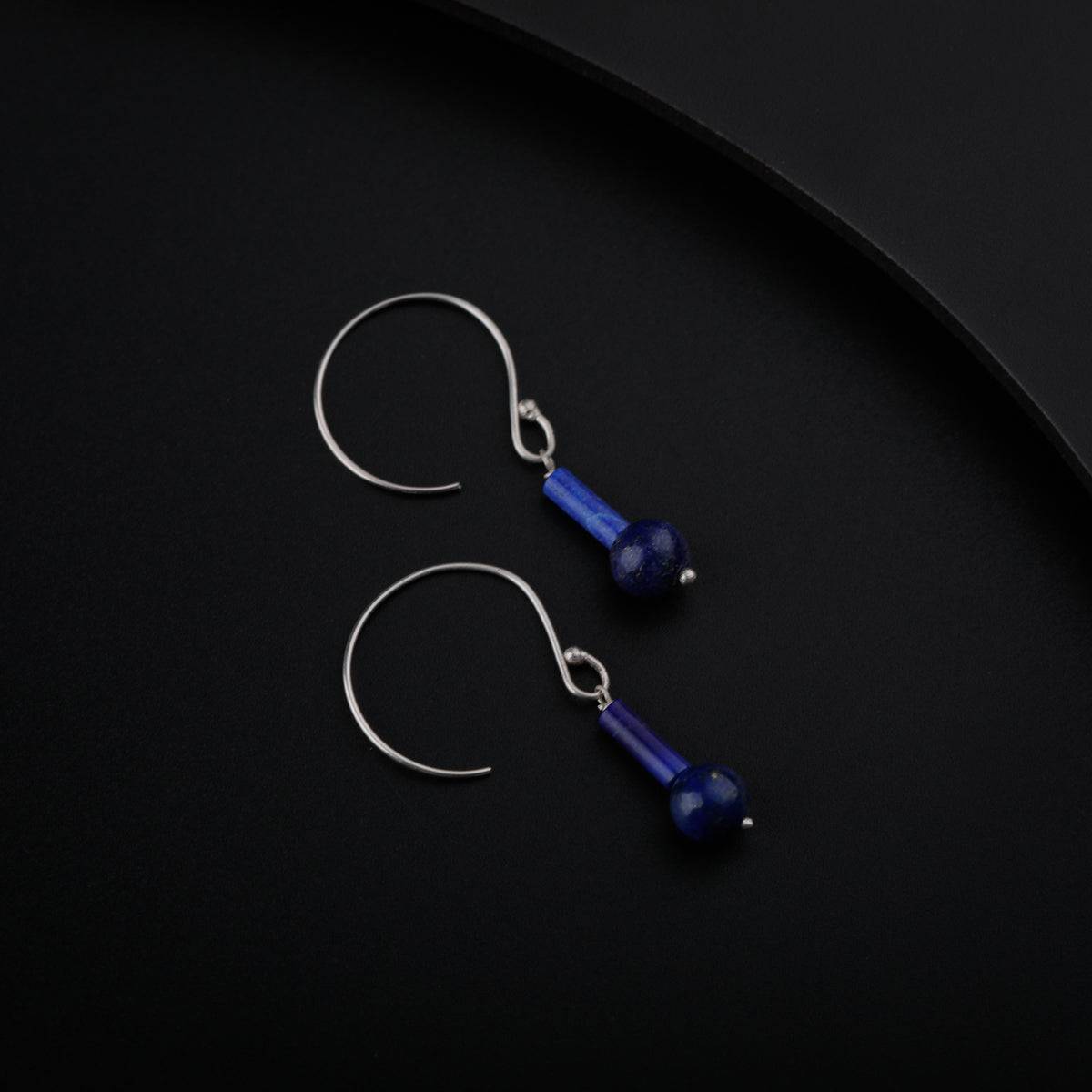 Silver Lapis Lazuli Earrings