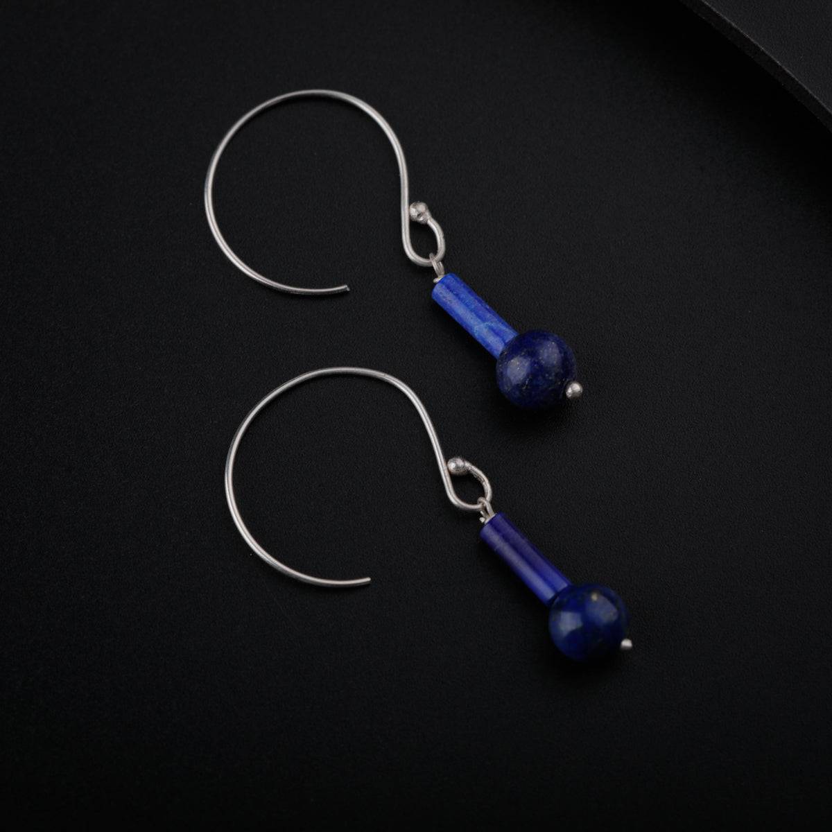 Silver Lapis Lazuli Earrings