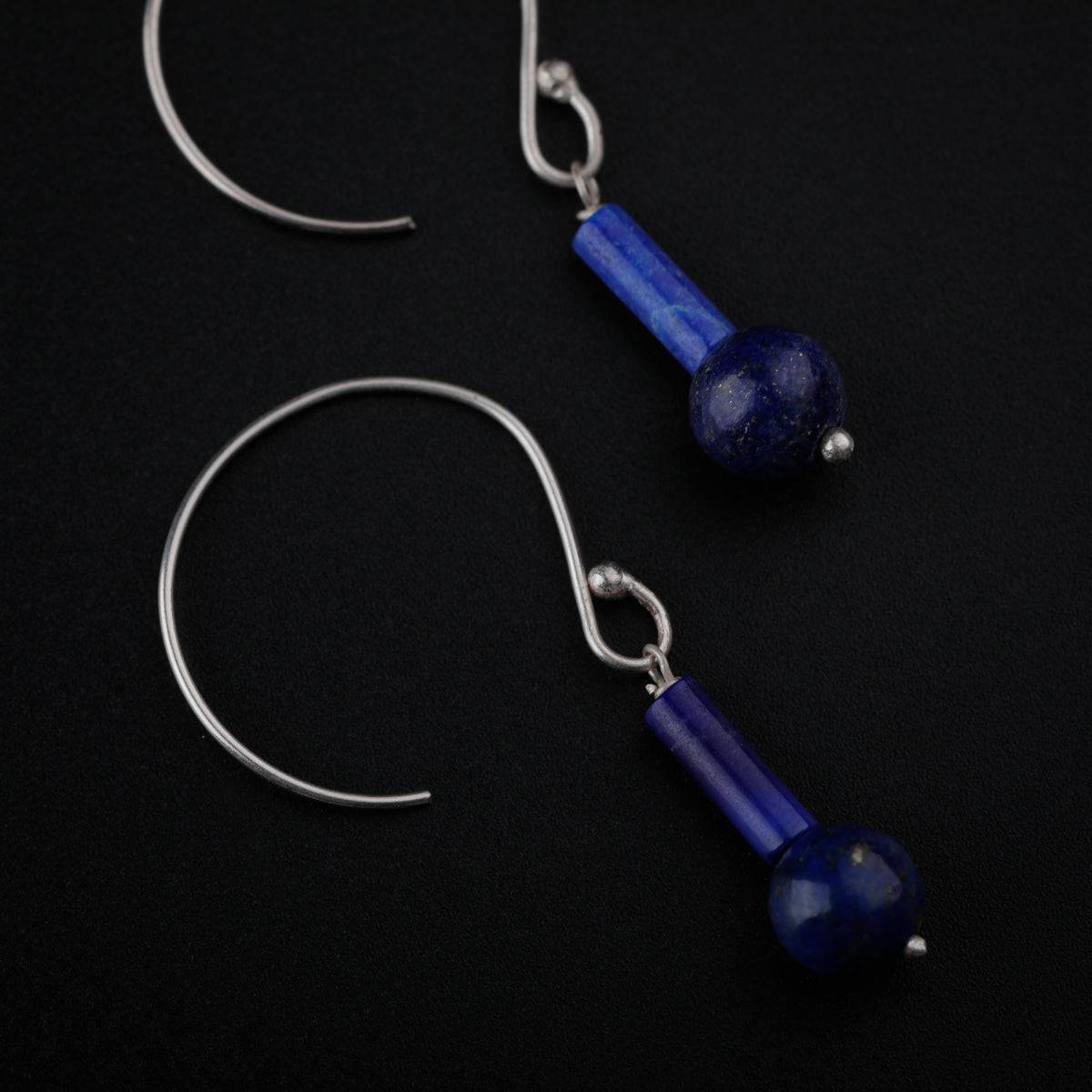 Silver Lapis Lazuli Earrings