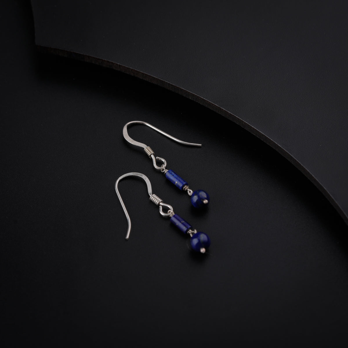 Silver Lapis Lazuli Earrings