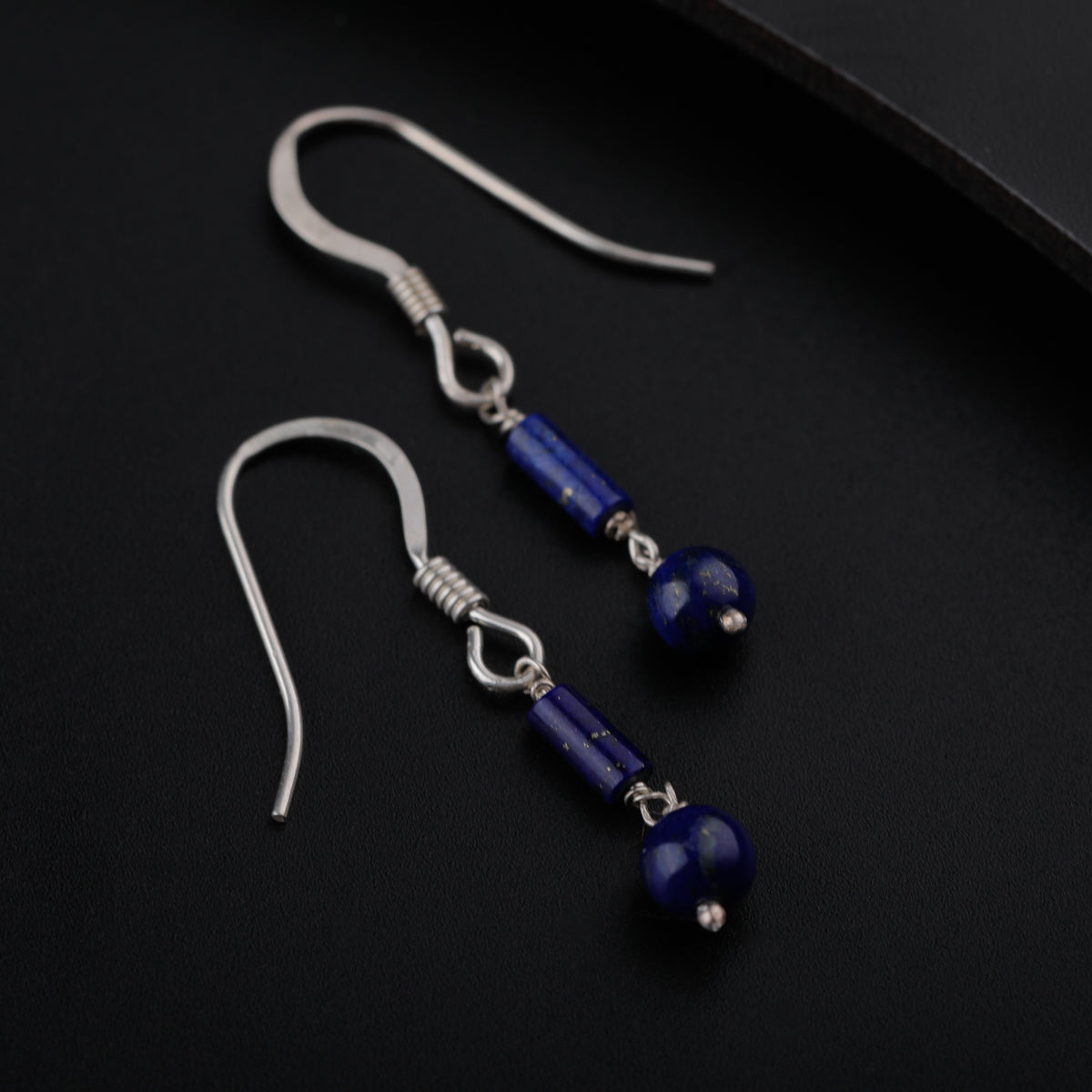 Silver Lapis Lazuli Earrings