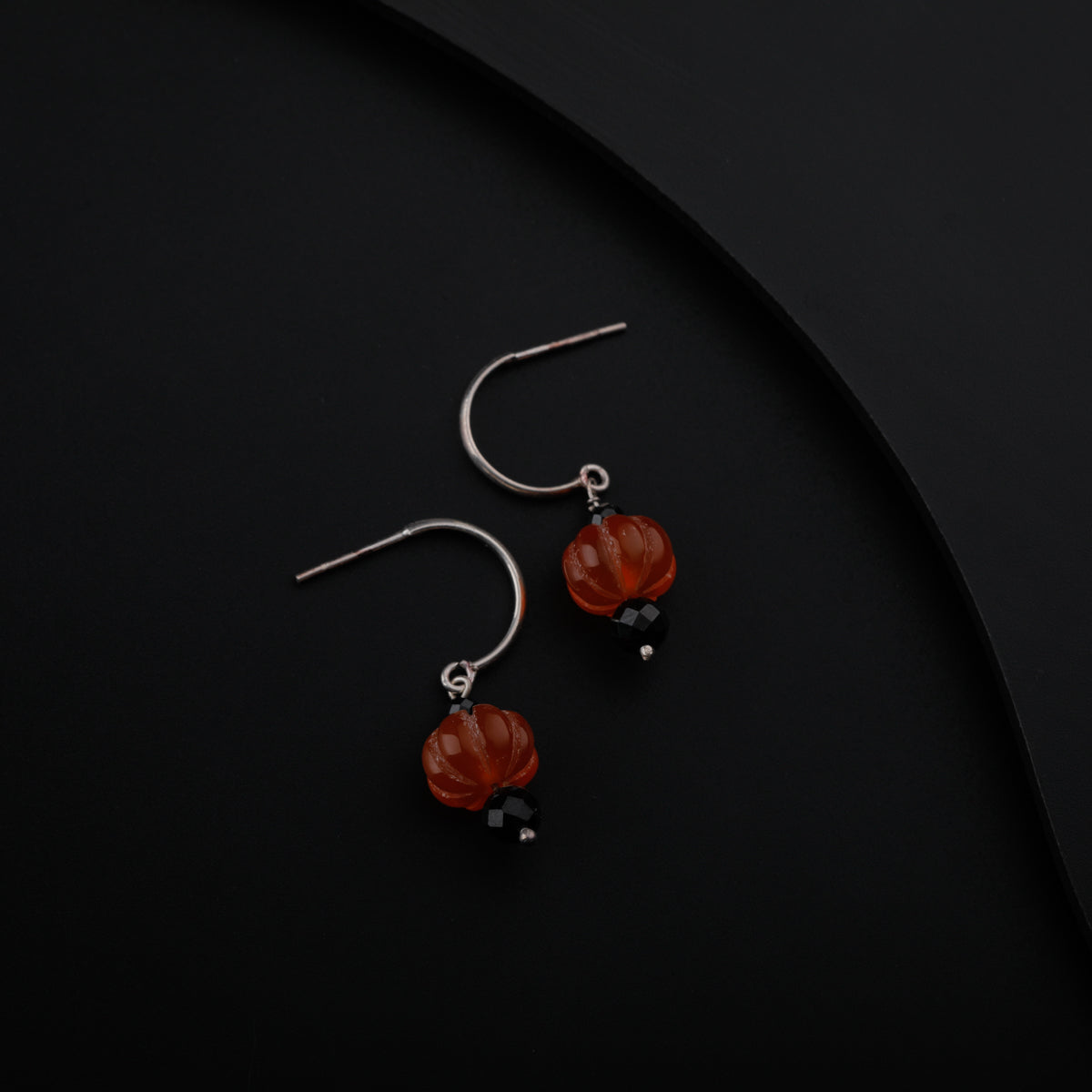 Silver Carnelian Earring