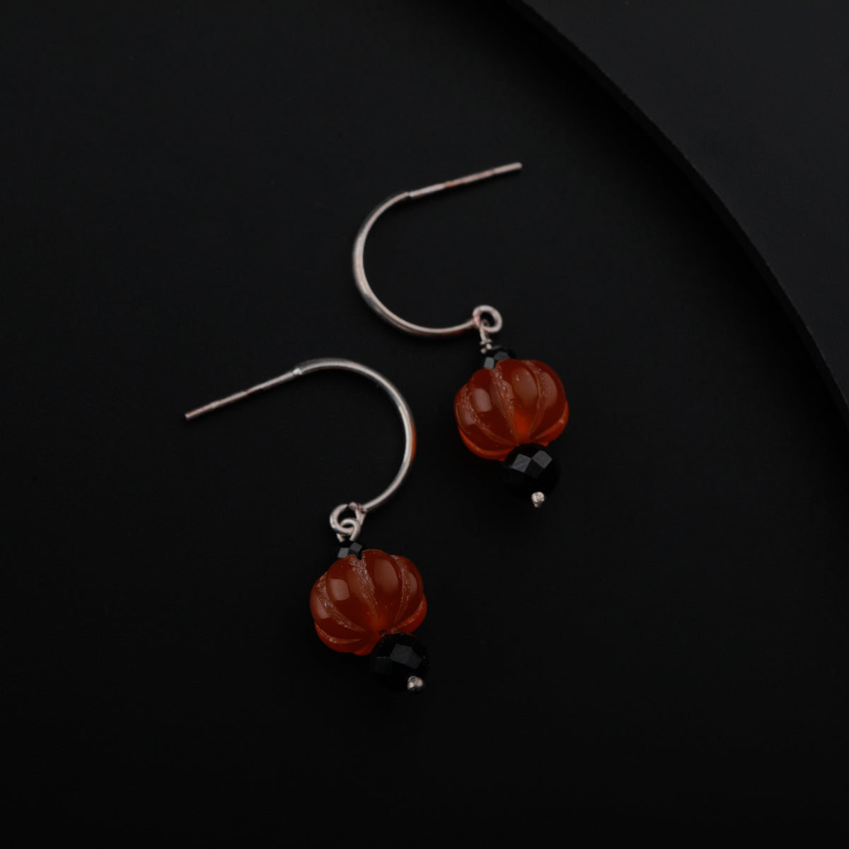 Silver Carnelian Earring