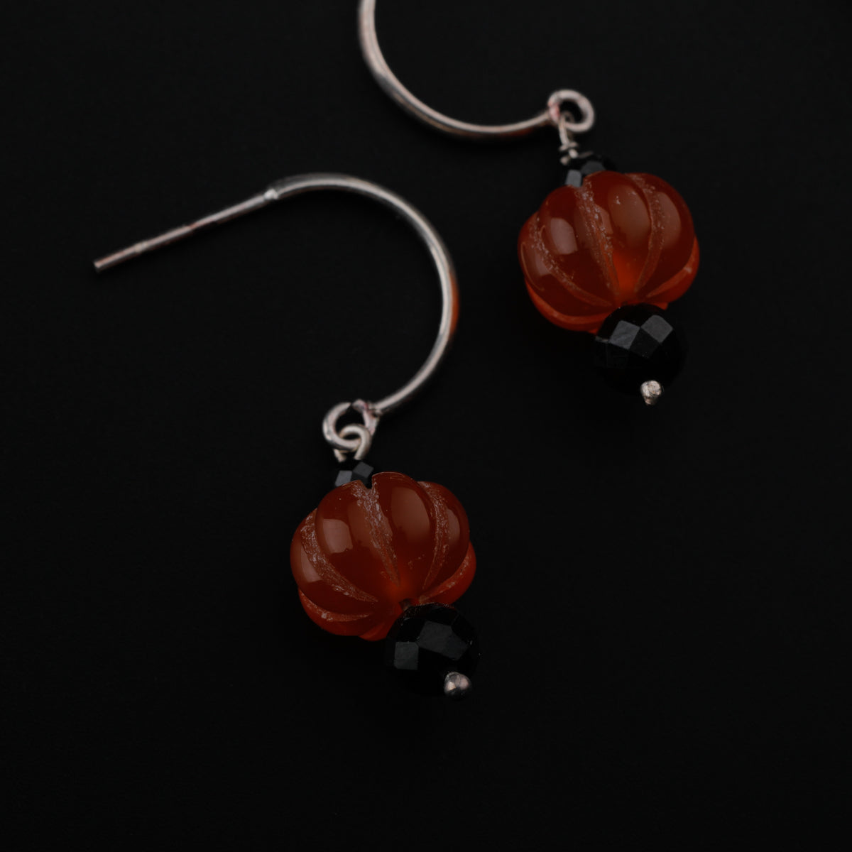 Silver Carnelian Earring