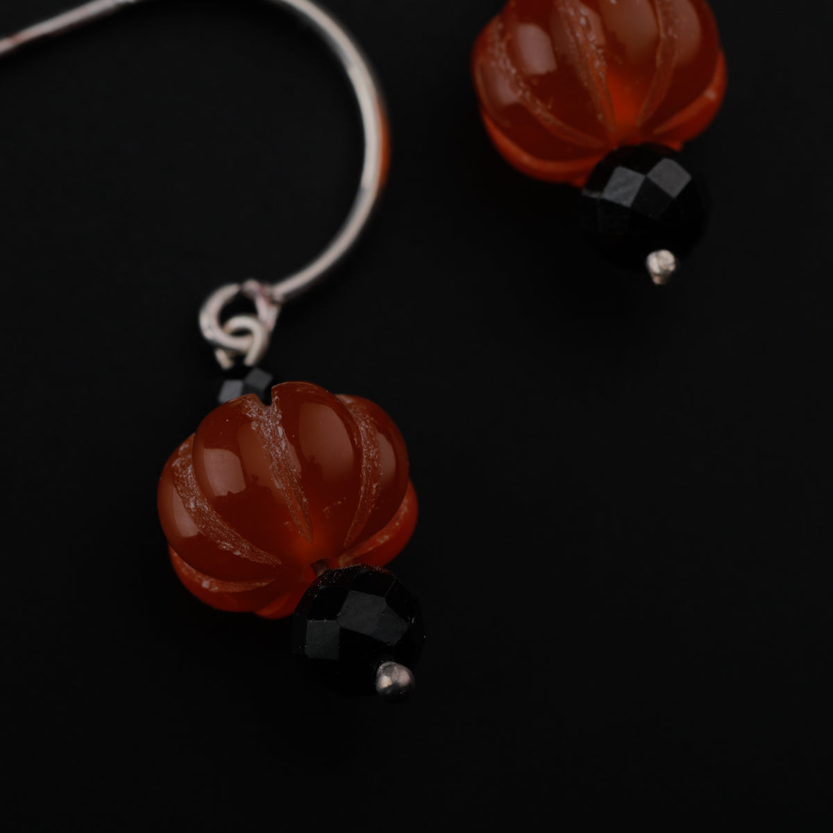 Silver Carnelian Earring