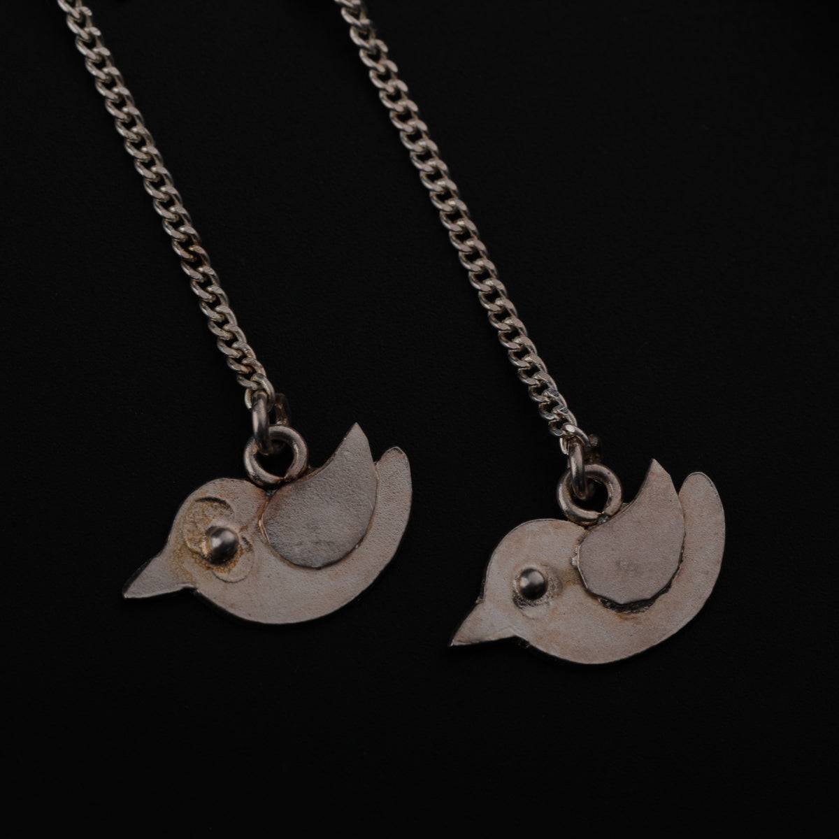 Silver Bird Dangler Earring