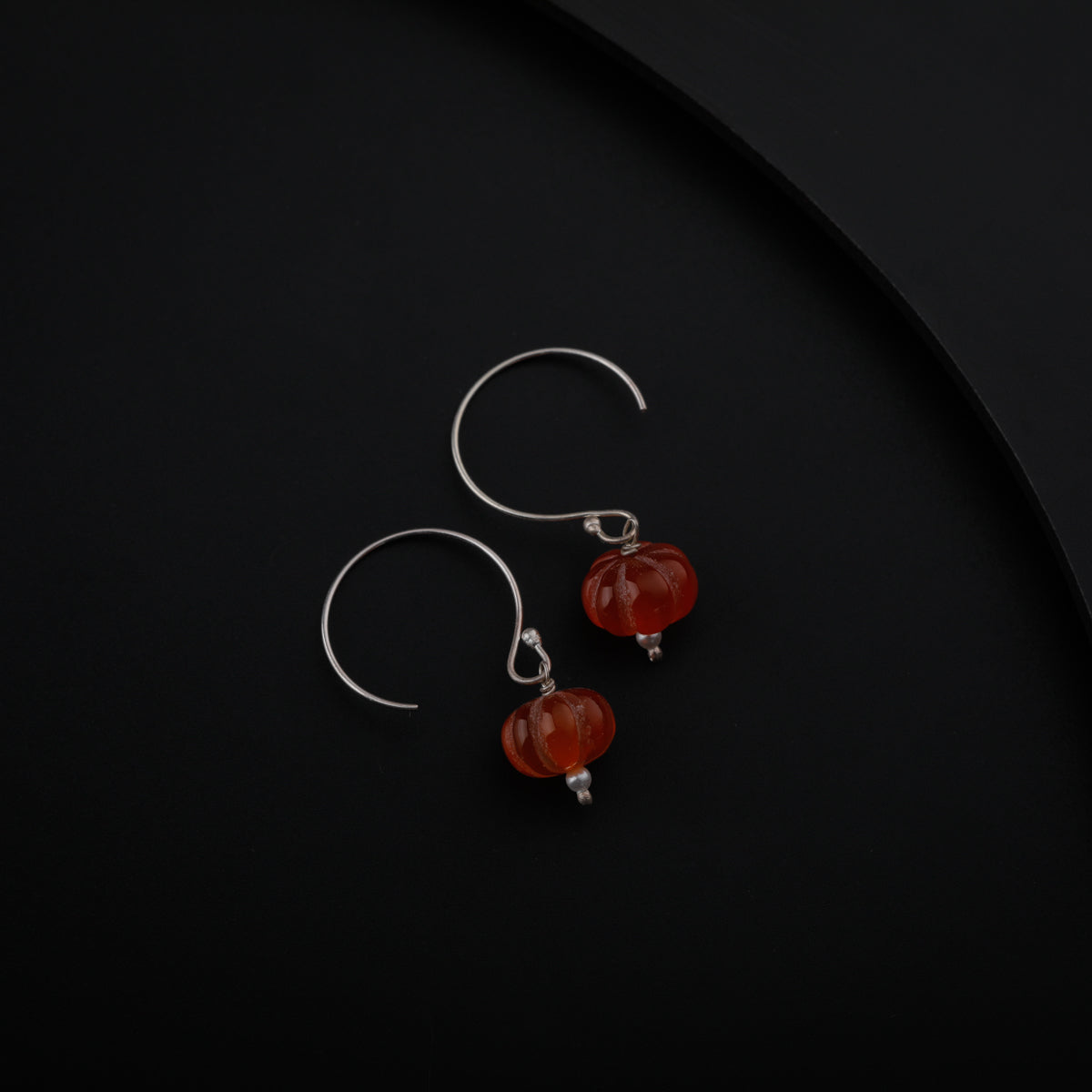 Silver Carnelian Earring