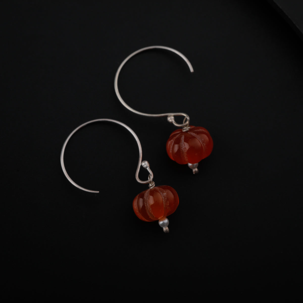 Silver Carnelian Earring