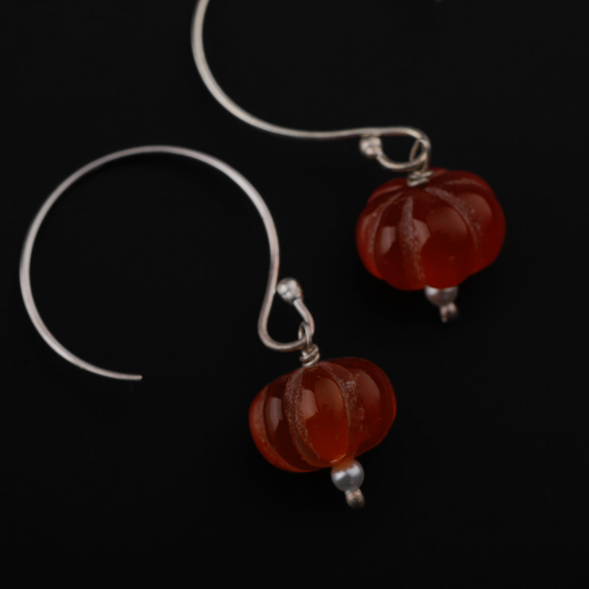 Silver Carnelian Earring