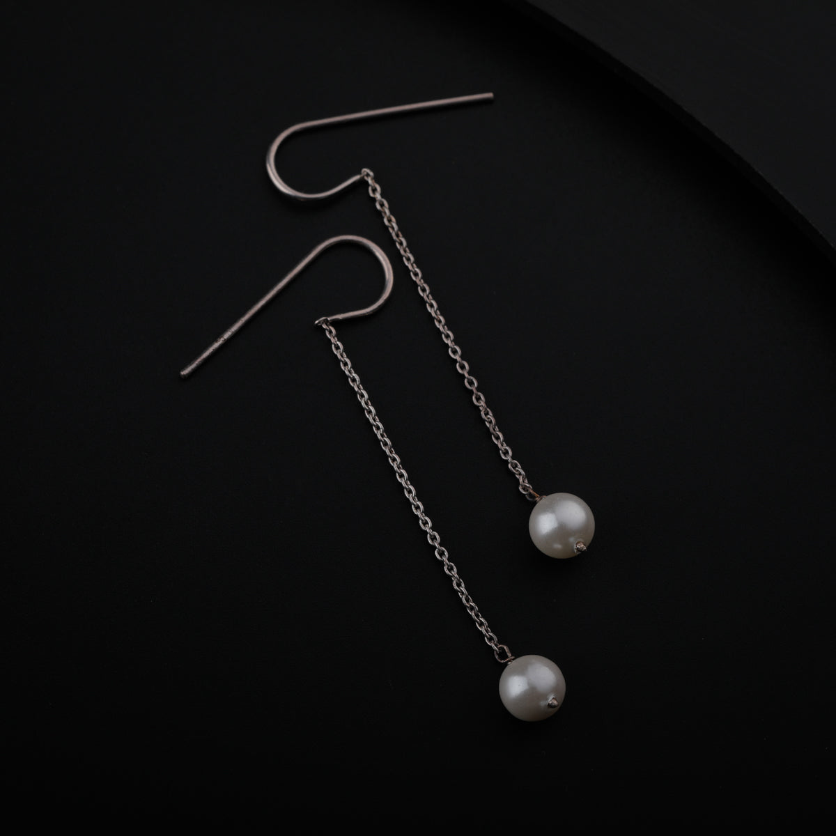 Pearl Drop Silver Earring