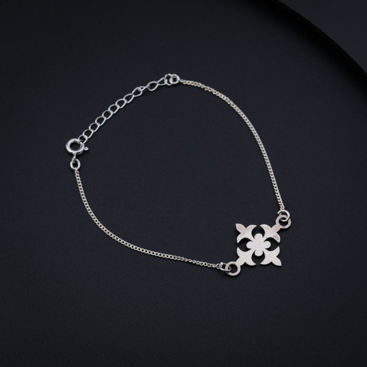 Silver Flower Bracelet