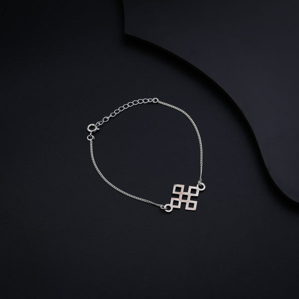 Silver Laser Cut Bracelet