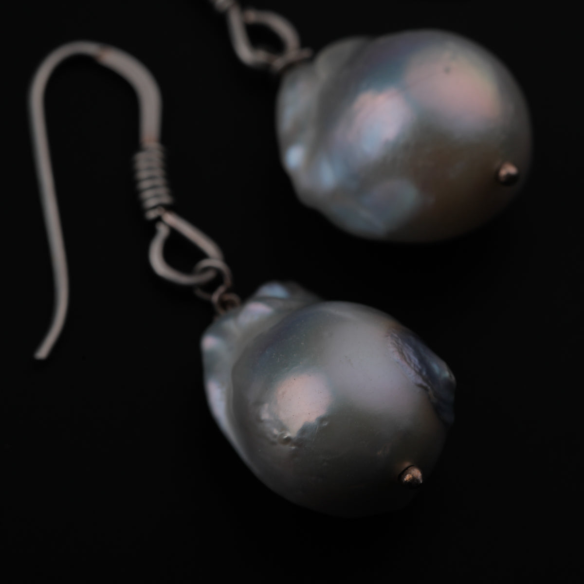 Baroque Pearl Silver Earring