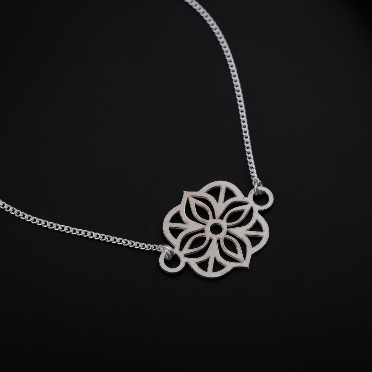 Silver Flower Bracelet