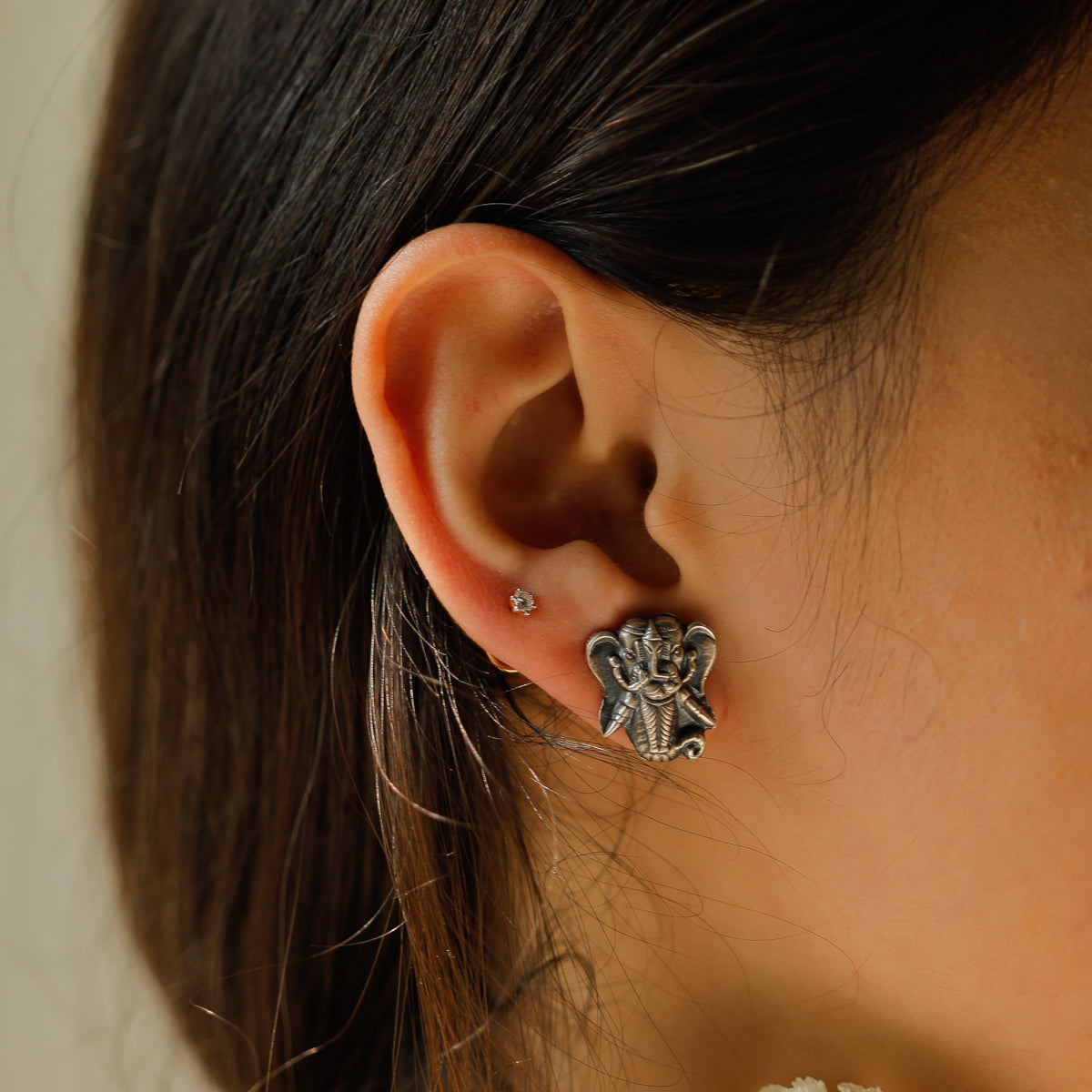 Bageecha Gajamukhi Ganesha Earring