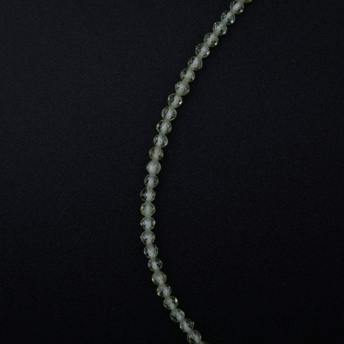 Peridot Silver Anklet