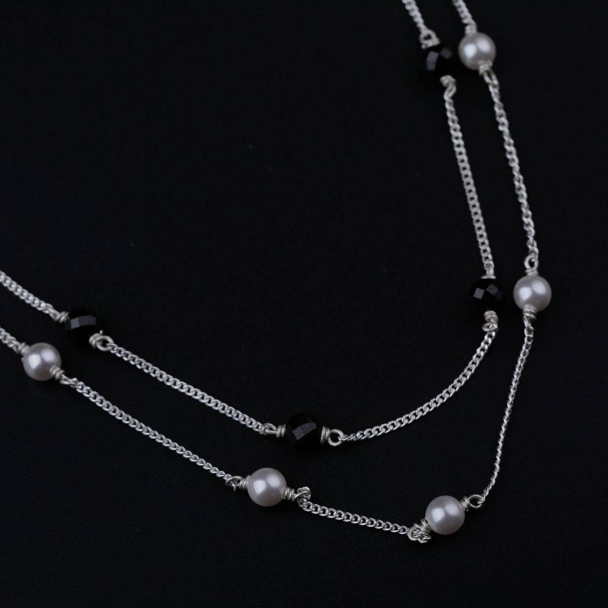 Three Way Silver Chain Mangalsutra