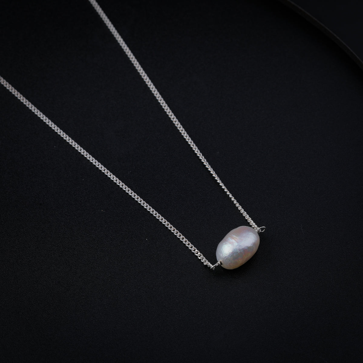 Fresh Water Pearl Silver Necklace