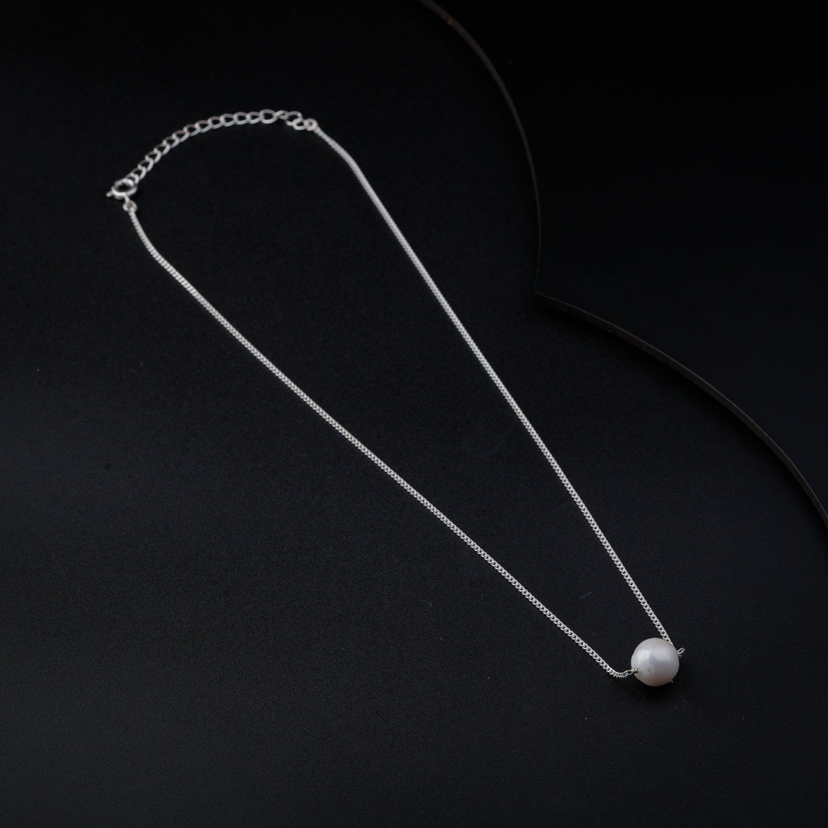 Fresh Water Pearl Silver Necklace