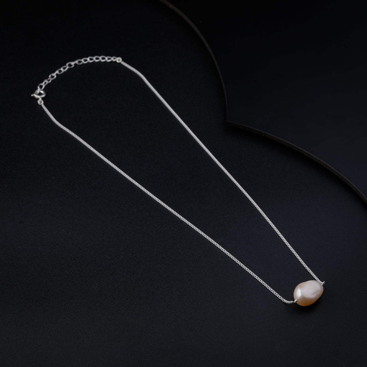 Fresh Water Pearl Silver Necklace