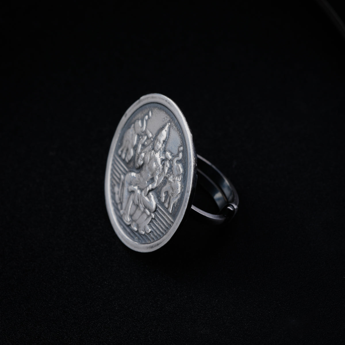 Silver Putali Ring (Adjustable)