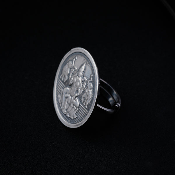 Silver Putali Ring (Adjustable)