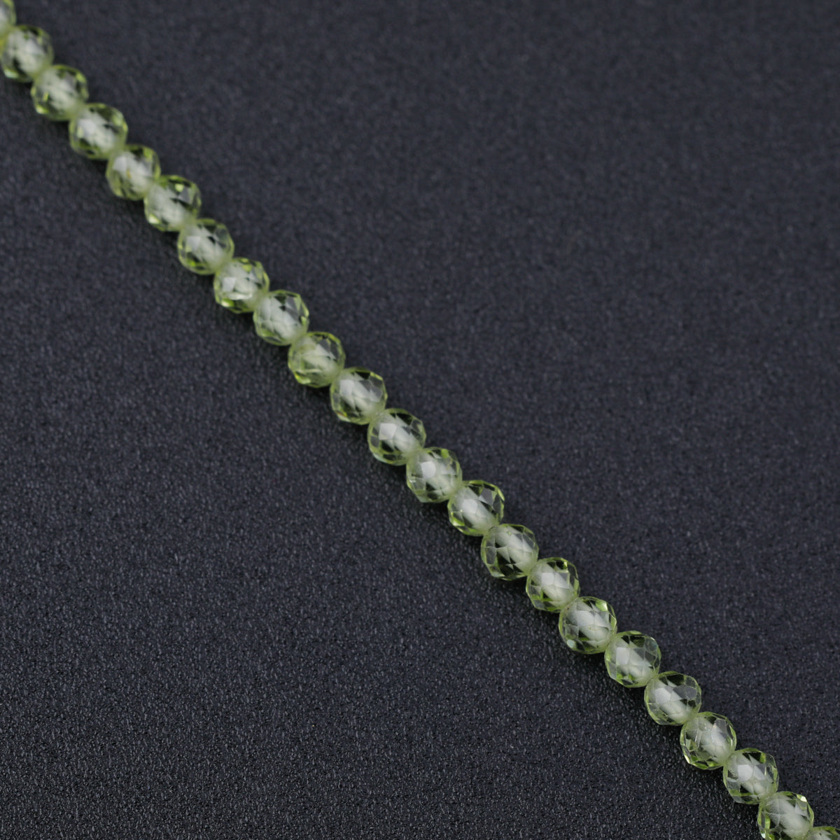 Peridot Silver Charm Necklace